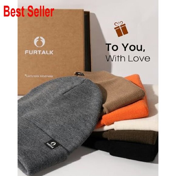 Merino Wool Beanie Double Layer Knitted Warm Winter Hat Unisex Minimal main image 6